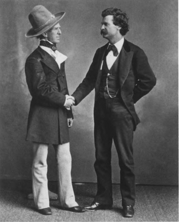 С актером Генри Реймондом. 1876 г.