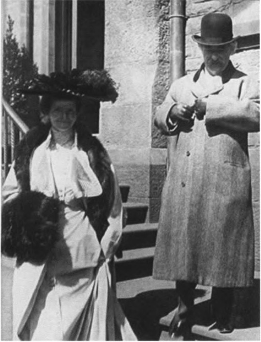 Марк Твен с женой Оливией. 1901 г.