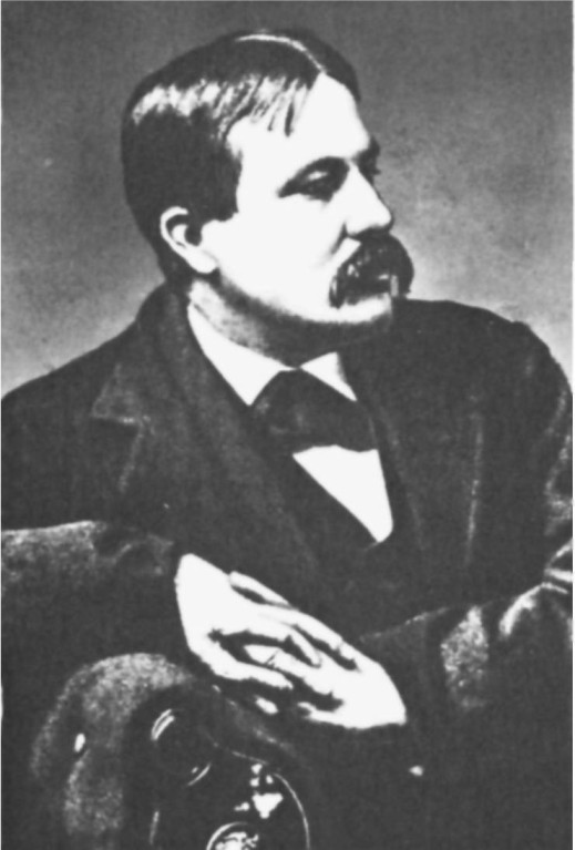 Писатель Уильям Дин Хоуэлс (1837—1920). Твен подружился с ним в начале 1870-х годов, их дружба продолжалась до конца жизни Твена