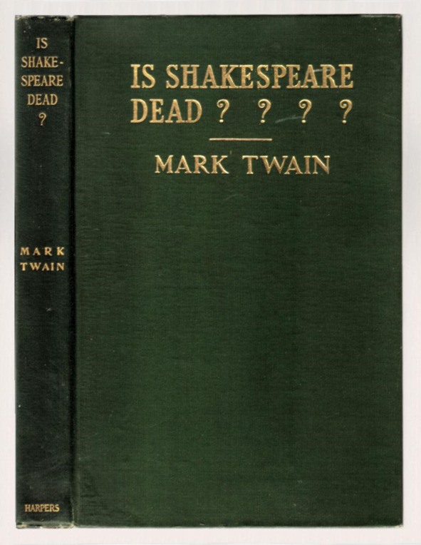 Обложка прижизненного издания «Умер ли Шейкспир?», 1909